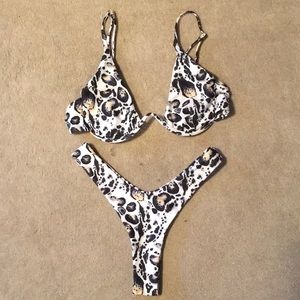 ZAFUL leopard underwire bikini